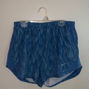 Blue Nike Track Shorts